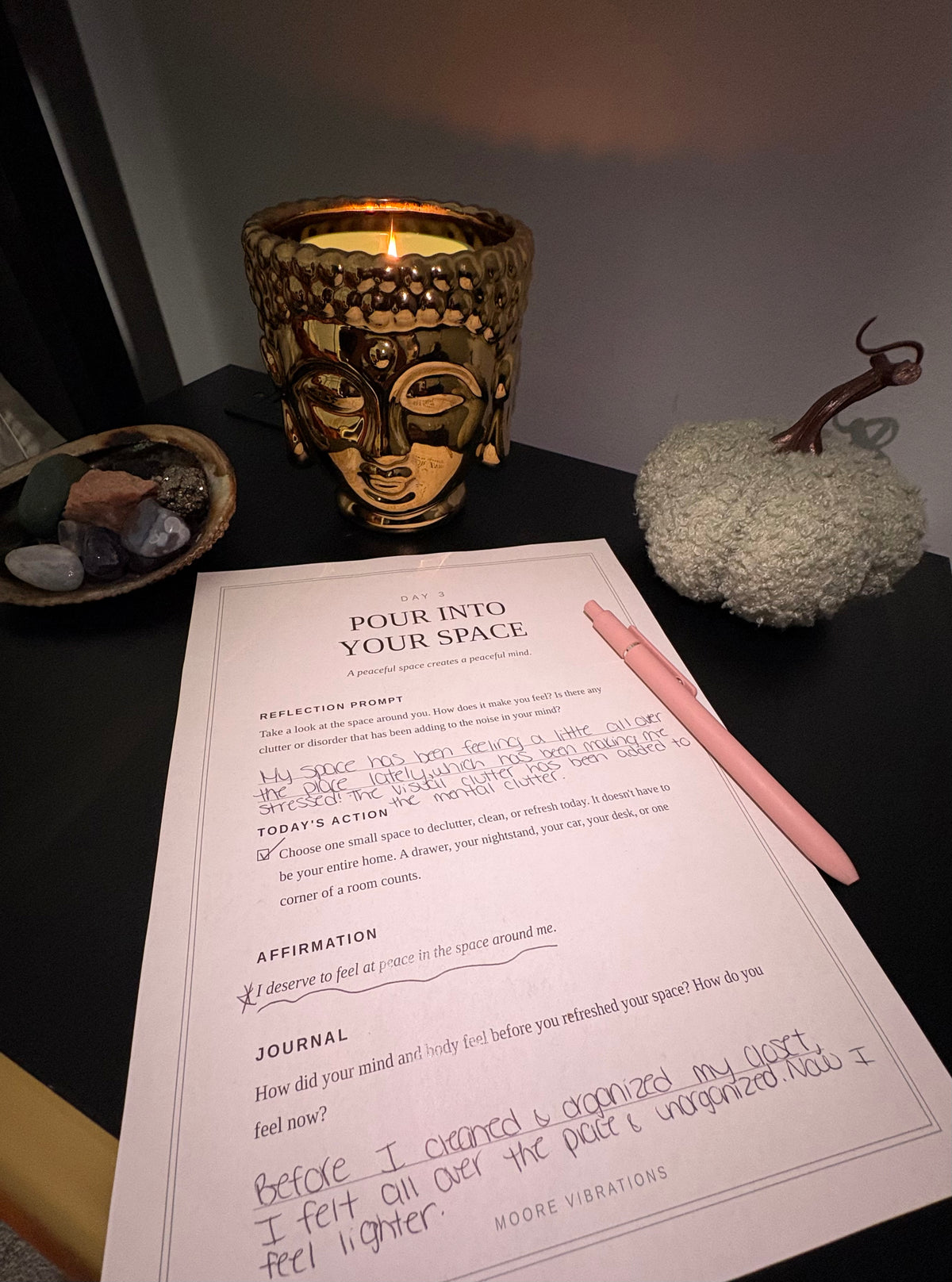 Pour Into You: The 7-Day Self-Care Reset | Printable Workbook